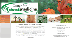 Desktop Screenshot of centerfornaturalmedicine.co