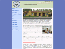 Tablet Screenshot of centerfornaturalmedicine.com